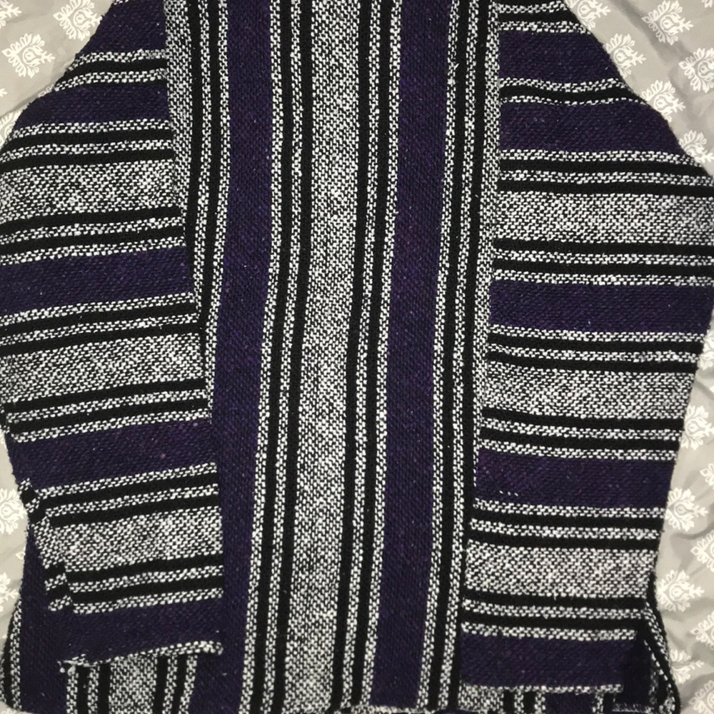 Mexican pancho Baja hoodie - Picture 5 of 5